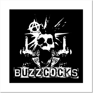 buzzcocks skeleton punk Posters and Art